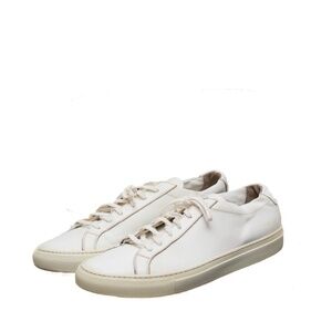 Common Projects Achilles 43EU 10/10.5US 43EU Pebbled Low White 2277 w/ COA $450